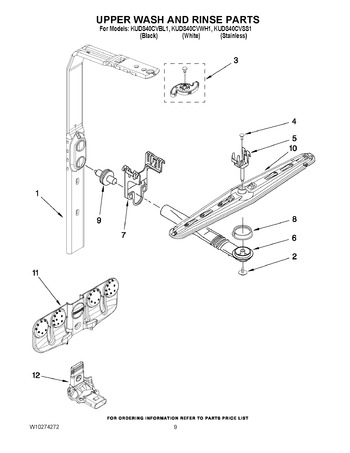 Diagram for KUDS40CVWH1