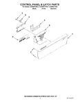 Diagram for 02 - Control Panel Parts