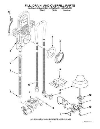 Diagram for KUDS40CVWH1