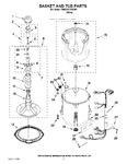 Diagram for 03 - Basket And Tub Parts