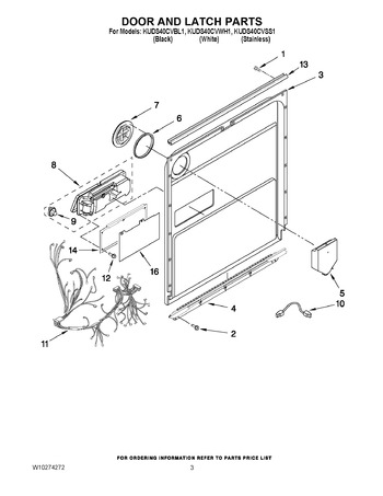 Diagram for KUDS40CVWH1