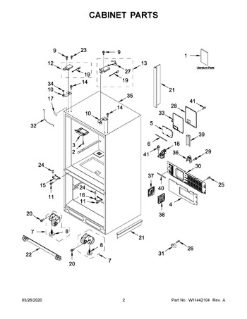 Diagram for WRF954CIHZ03