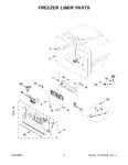 Diagram for 04 - Freezer Liner Parts