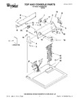 Diagram for 01 - Top And Console Parts