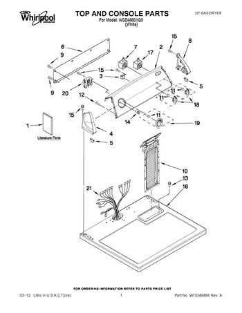 Diagram for WGD4800XQ0