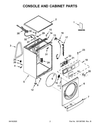 Diagram for WFW5090GW2