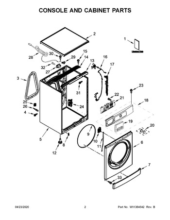 Diagram for WFW5090JW0