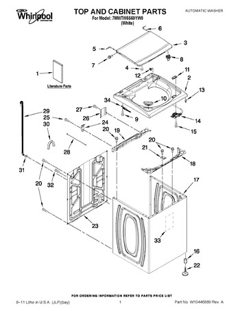 Diagram for 7MWTW5560YW0