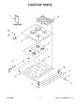 Diagram for 02 - Cooktop Parts