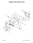 Diagram for 05 - Lower Oven Door Parts