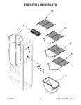 Diagram for 05 - Freezer Liner Parts