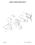 Diagram for 04 - Upper Oven Door Parts