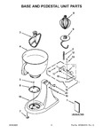 Diagram for 05 - Base And Pedestal Unit Parts