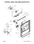 Diagram for 03 - Control Panel And Inner Door Parts