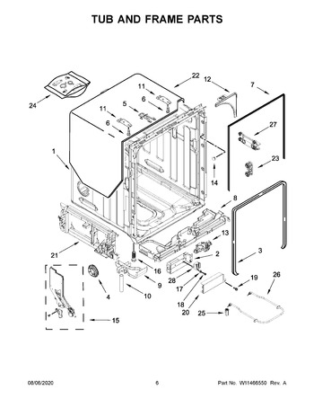 Diagram for WDTA50SAKZ0