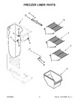 Diagram for 05 - Freezer Liner Parts