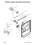 Diagram for 03 - Control Panel And Inner Door Parts