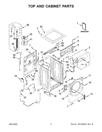 Diagram for WFC9820HW0