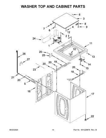 Diagram for WGTLV27HW0