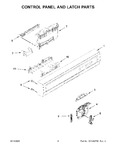 Diagram for 03 - Control Panel And Latch Parts