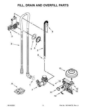 Diagram for WDF520PADW9