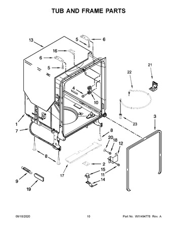 Diagram for WDF520PADW9