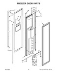 Diagram for 10 - Freezer Door Parts