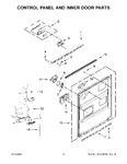 Diagram for 03 - Control Panel And Inner Door Parts