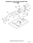 Diagram for 02 - Burner Box, Gas Valves, And Switches