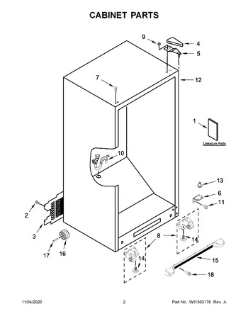 Diagram for WZF34X18DW04