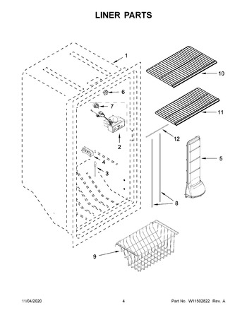 Diagram for WZF34X20DW02