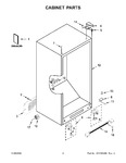 Diagram for 02 - Cabinet Parts