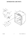 Diagram for 03 - Refrigerator Liner Parts