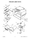 Diagram for 04 - Freezer Liner Parts