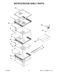 Diagram for 04 - Refrigerator Shelf Parts