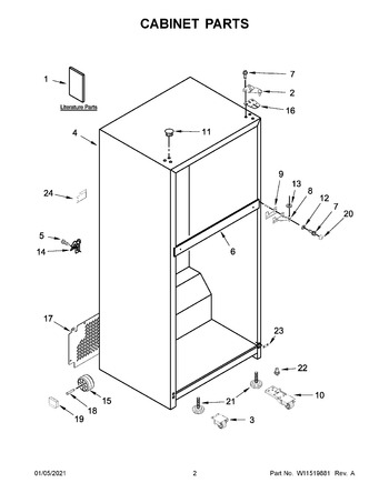 Diagram for ART318FFDW07