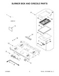 Diagram for 02 - Burner Box And Griddle Parts