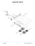 Diagram for 02 - Cooktop Parts