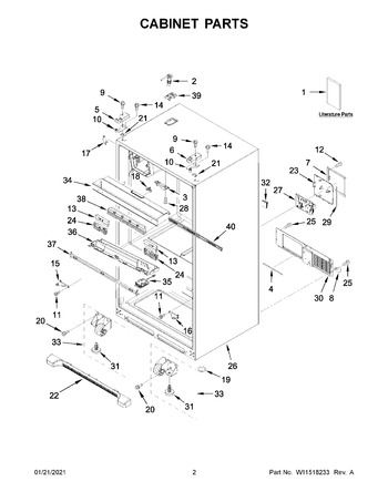 Diagram for WRX735SDHV03