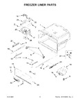 Diagram for 04 - Freezer Liner Parts