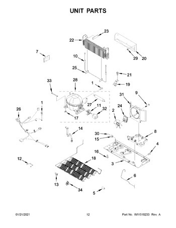 Diagram for WRX735SDHV03