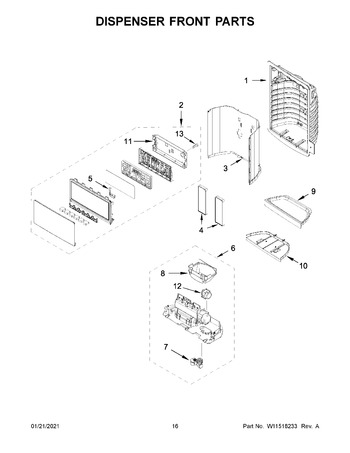 Diagram for WRX735SDHV03