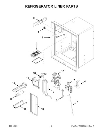 Diagram for WRF555SDFZ12