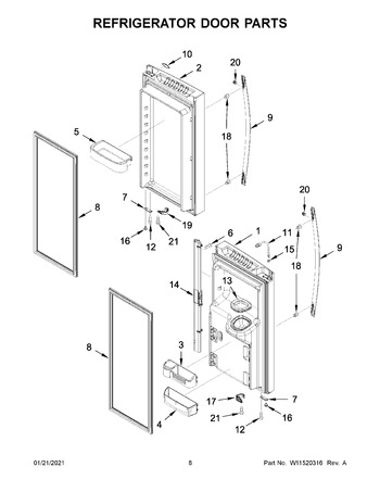 Diagram for WRF555SDFZ12