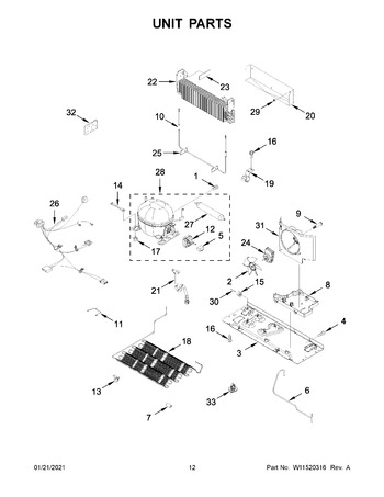 Diagram for WRF555SDFZ12