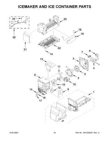 Diagram for WRF555SDFZ12