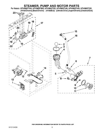 Diagram for WFW9600TA00