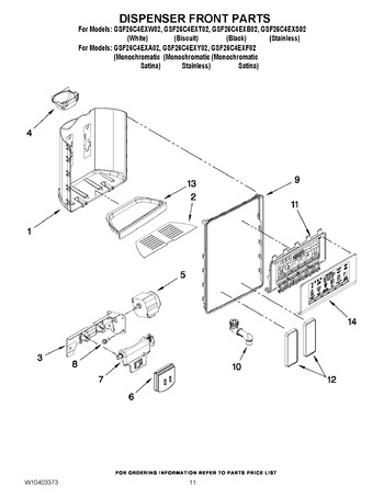 Diagram for GSF26C4EXB02