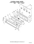 Diagram for 02 - Control Panel Parts