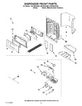 Diagram for 08 - Dispenser Front Parts